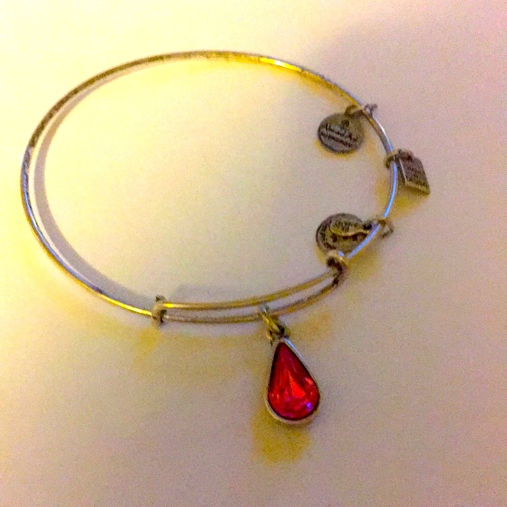 Alex and Ani pink living water bracelet